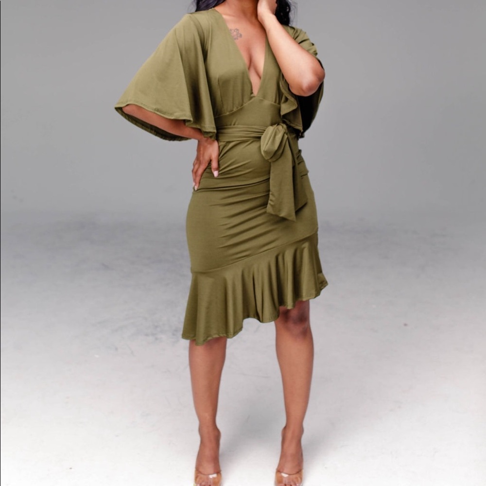Bella olive green